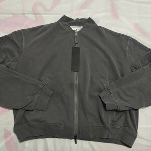 Haider Ackermann Dark Gray Zip-Up Jacket